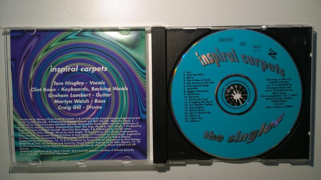 Inspiral Carpets - The Singles, Ophalen of Verzenden, Zo goed als nieuw, Poprock