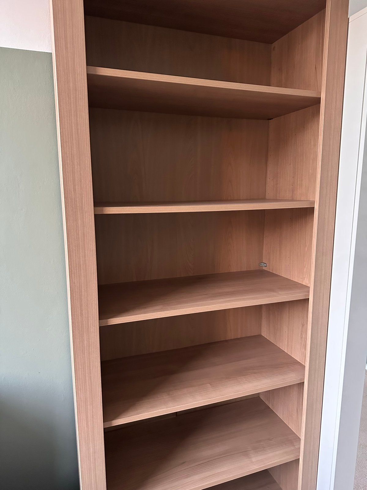 Boekenkast met 5 planken -  gebruikt, Ophalen, Met plank(en), Gebruikt, 50 tot 100 cm