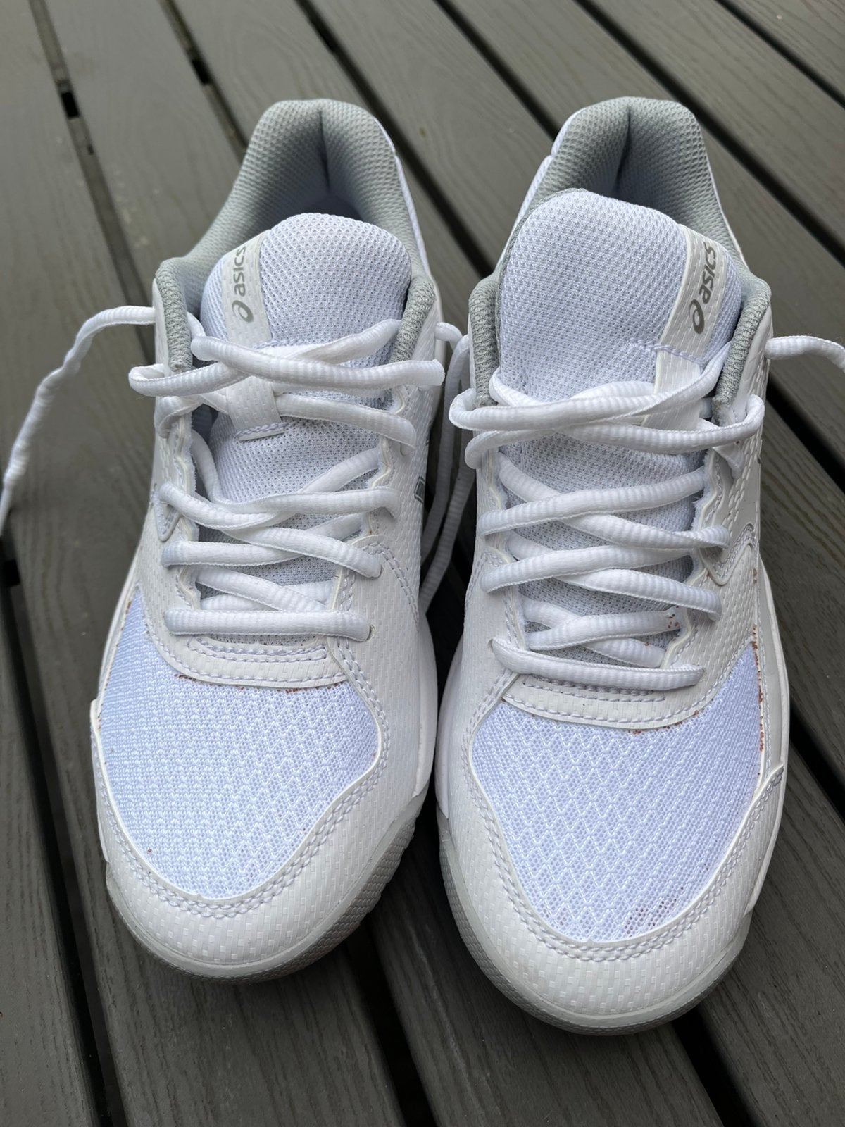 Tennisschoenen Asics dames maat 38, Kleding | Dames, Schoenen, Zo goed als nieuw, Sportschoenen, Wit, Ophalen