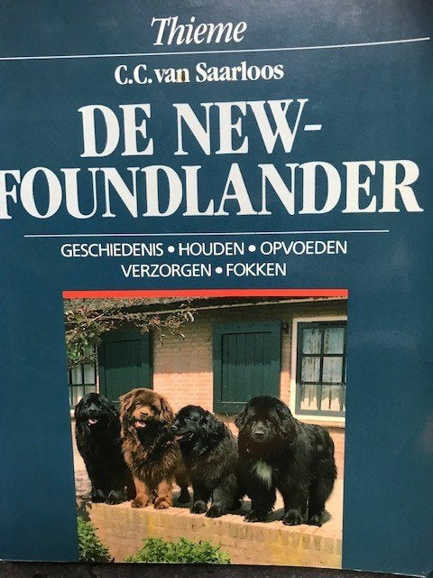 De Newfoundlander door CC van Saarloos boek, Verzenden, Zo goed als nieuw, Honden