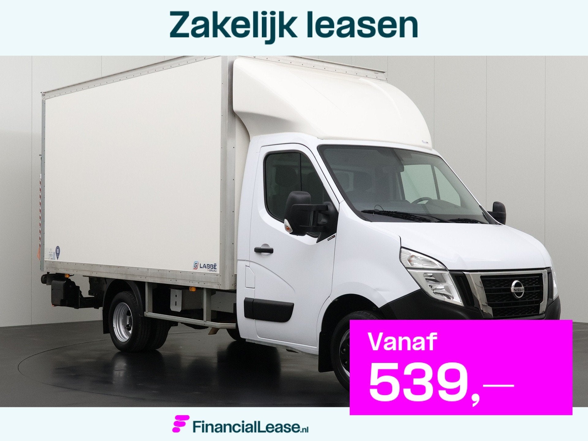 Renault Master 2.3DCI 165PK Dubbellucht Bakwagen+Laadklep |, Gebruikt, Euro 6, 2880 kg, Renault