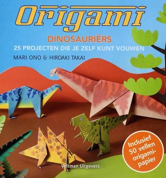 Origami: dinosauriers 25 projecten die je zelf kunt vouwen, Ophalen of Verzenden, Zo goed als nieuw