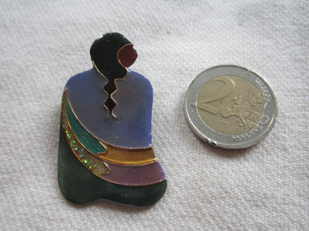 70.  Oude broche, heel apart, Sieraden, Tassen en Uiterlijk, Antieke sieraden, Ophalen, Overige materialen, Broche