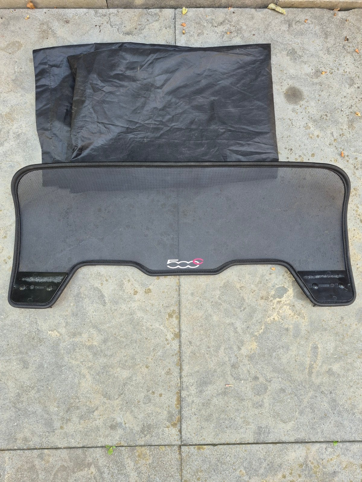 Fiat 500C windscherm windstopper, Ophalen, Gebruikt