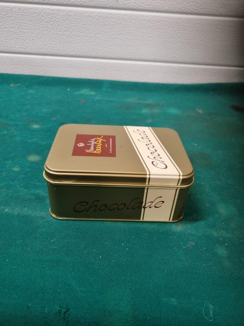 blik chocolade heerlijk, Verzamelen, Ophalen of Verzenden