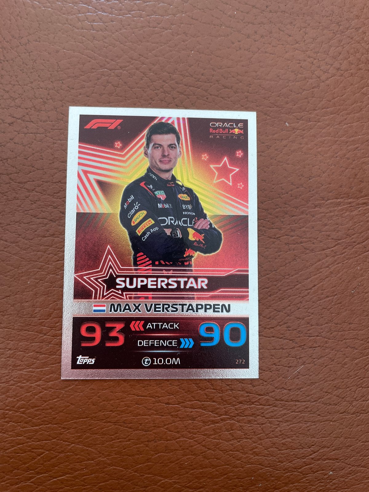 Max Verstappen Topps Turbo Attax 2023 Superster Kaart, Ophalen of Verzenden, Zo goed als nieuw, Formule 1