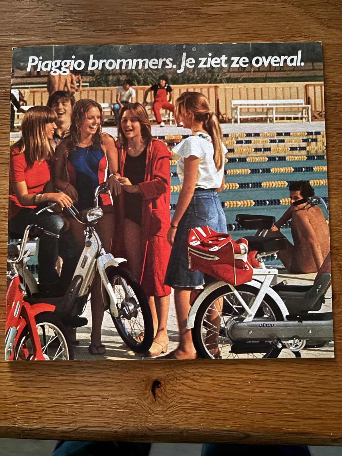 Zeldzame Piaggio Ciao Brommer Folder - Nette Staat, Ophalen of Verzenden, Zo goed als nieuw