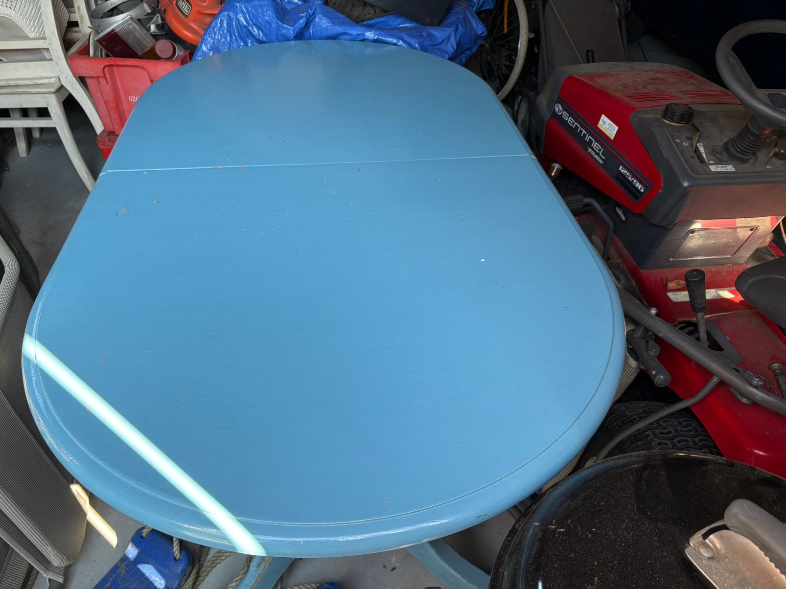 Eetkamertafel, Ophalen, Gebruikt, Landelijke stijl brocante, 50 tot 100 cm