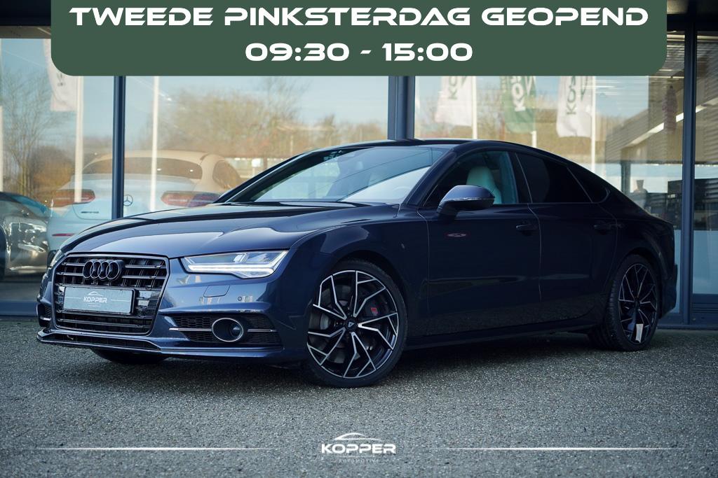 Audi S7 Sportback 4.0 TFSI A7 quattro Pro Line Plus / Luchtv, Auto's, Audi, Automaat, Gebruikt, 4 stoelen, Zwart