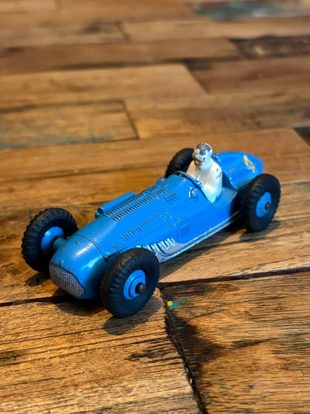 Dinky Toys 230 Talbot-Lago Racing Car – England -origineel, Ophalen of Verzenden, Zo goed als nieuw, Auto, Dinky Toys