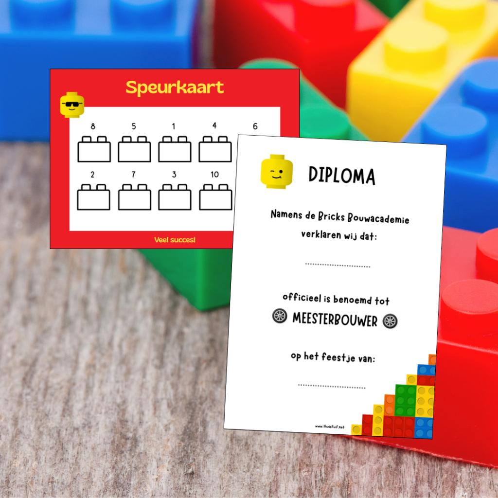 Bricksfeestje - een kinderfeestje met LEGO, Verzenden, Nieuw, Feestartikel, Verjaardag