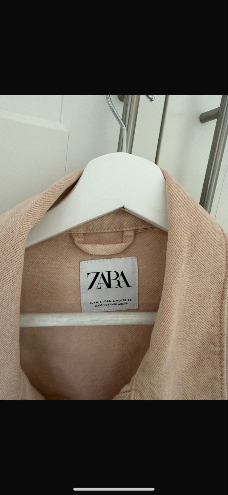 Zara spijkerjasje roze - Zo goed als nieuw, Ophalen of Verzenden, Zo goed als nieuw, Maat 38/40 (M), Roze