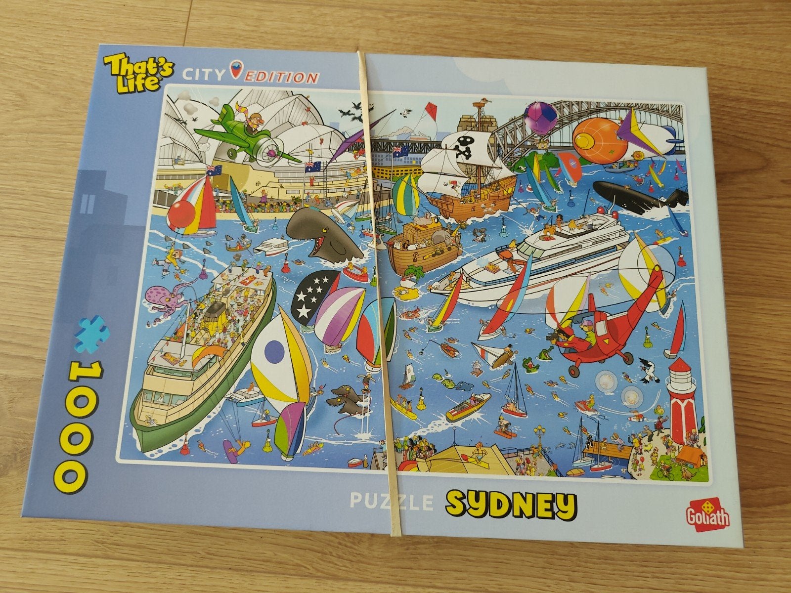 That's Life City Edition Puzzel Sydney 1000 stukjes, Ophalen of Verzenden, 500 t/m 1500 stukjes, Gebruikt, Legpuzzel