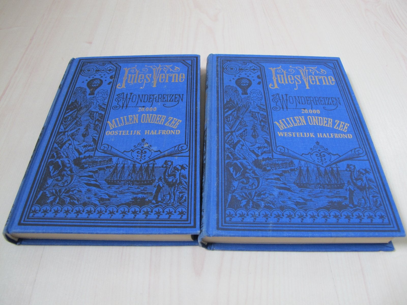 Jules Verne - 20.000 Mijlen onder Zee (2 delen), Boeken, Ophalen of Verzenden, Gelezen