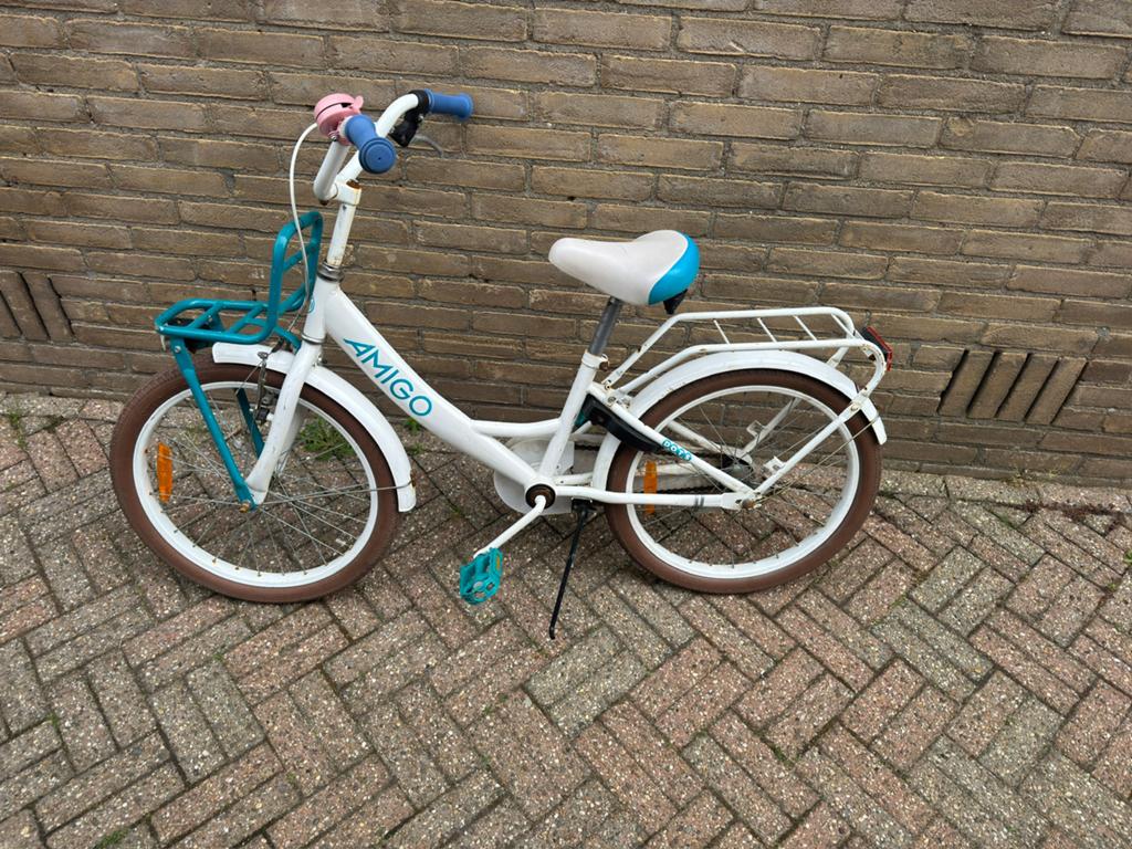 meisjesfiets 20 inch, Ophalen of Verzenden, Zo goed als nieuw, 20 inch, Handrem