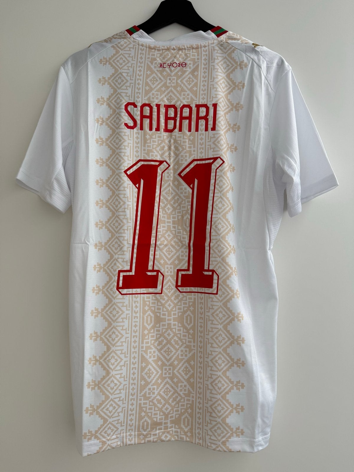 Marokko uitshirt WK 2026 Saibari #11 - Maat M, Maat 48/50 (M), Wit, Nieuw, Ophalen of Verzenden