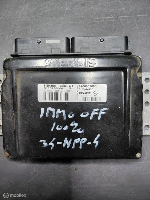 Inspuitcomputer  Renault Twingo 93-'07sirius 32n 8200059086, Gebruikt, Renault, Ophalen of Verzenden, Renault