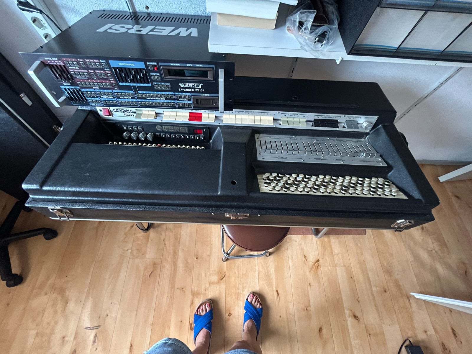 Wersi Expander EX10R met Cavagnolo Moss accordeon, Muziek en Instrumenten, Gebruikt, Overige formaten, Knopaccordeon, Ophalen