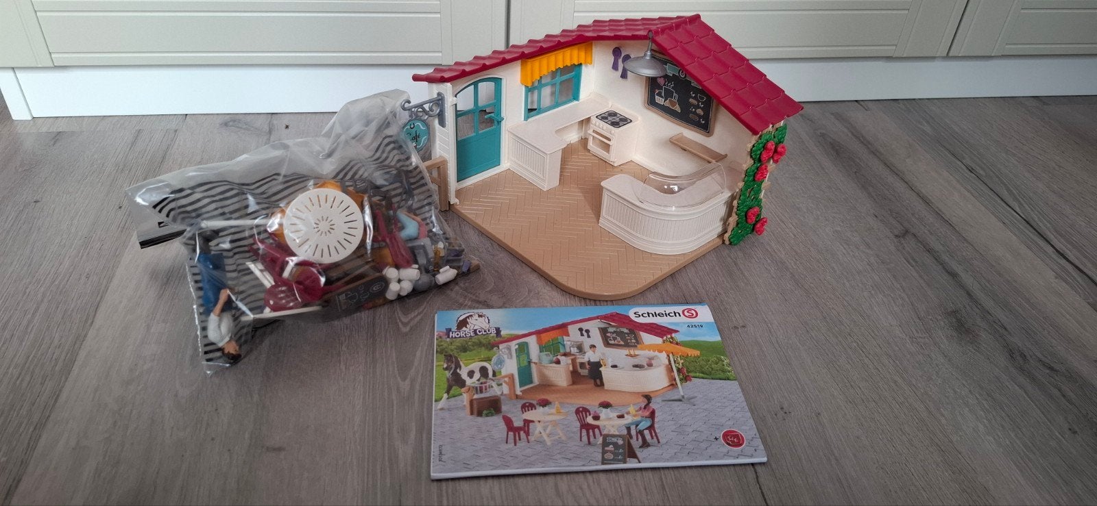 42519 Schleich Horse Club Café met accessoires, Ophalen, Zo goed als nieuw