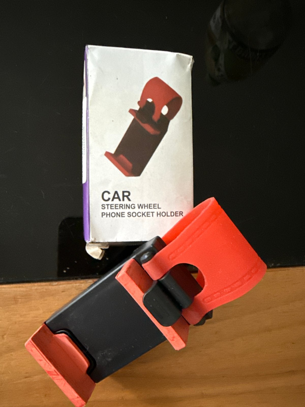 Telefoonhouder voor autostuurwiel - Universeel, Ophalen, Nieuw