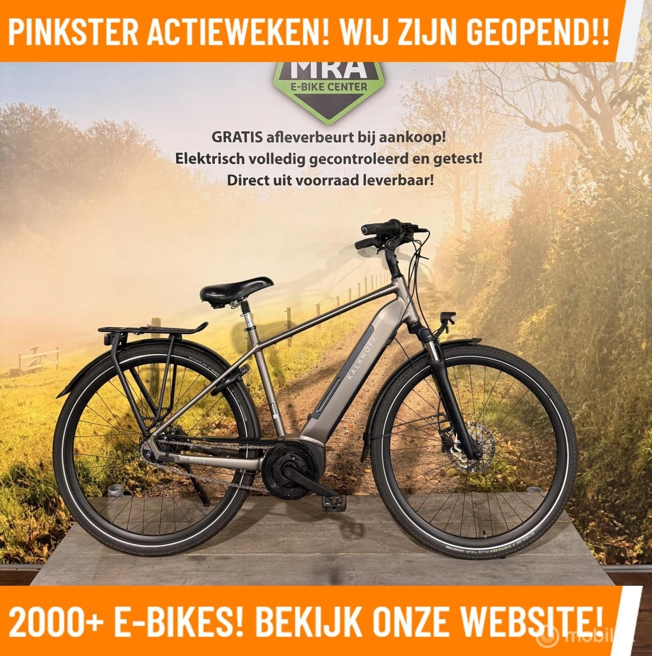 Kalkhoff Image 3 Elektrische fiets met BOSCH midden motor!, Fietsen en Brommers, 51 tot 55 cm, Overige merken