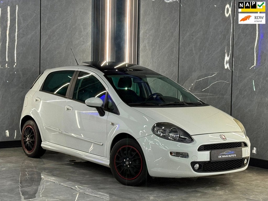 Fiat Punto Evo 1.3 M-Jet Lounge |Pano|2e Eignr|Airco|Stuurbe, Auto's, Fiat, Voorwielaandrijving, Euro 5, Gebruikt, 4 cilinders
