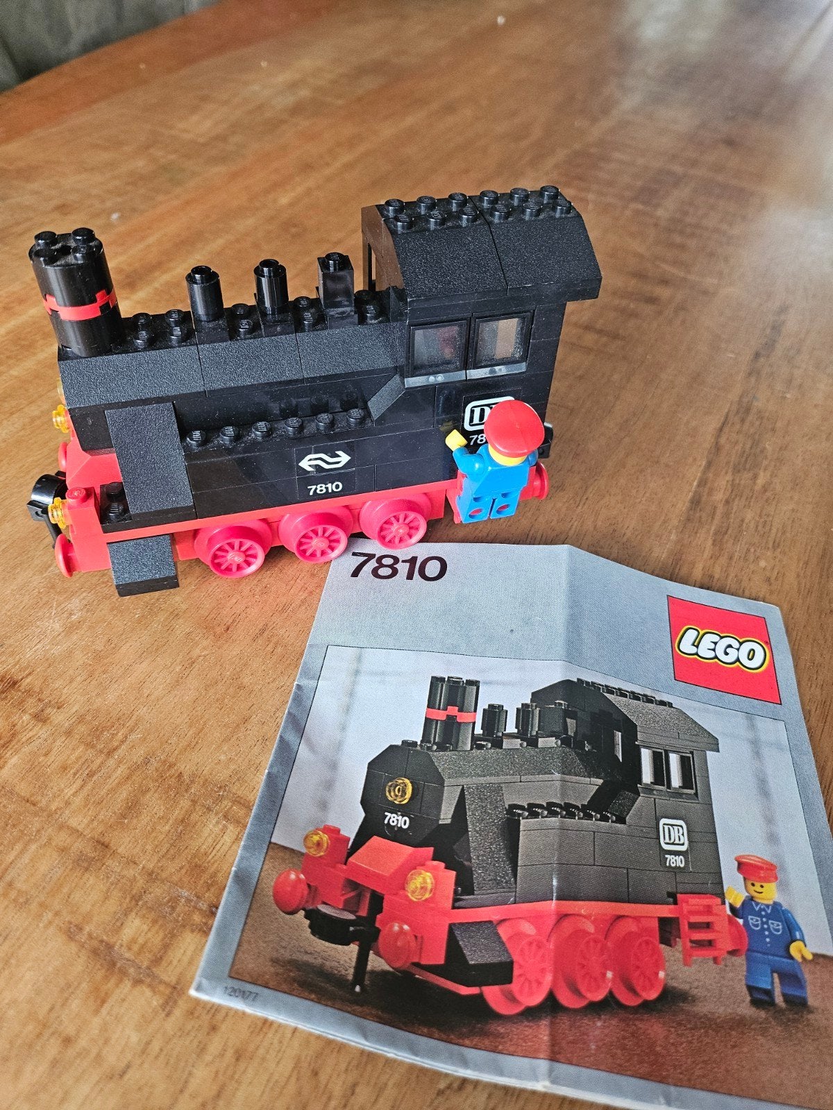 Vintage LEGO treinset 7810 uit 1980, Ophalen of Verzenden, Gebruikt