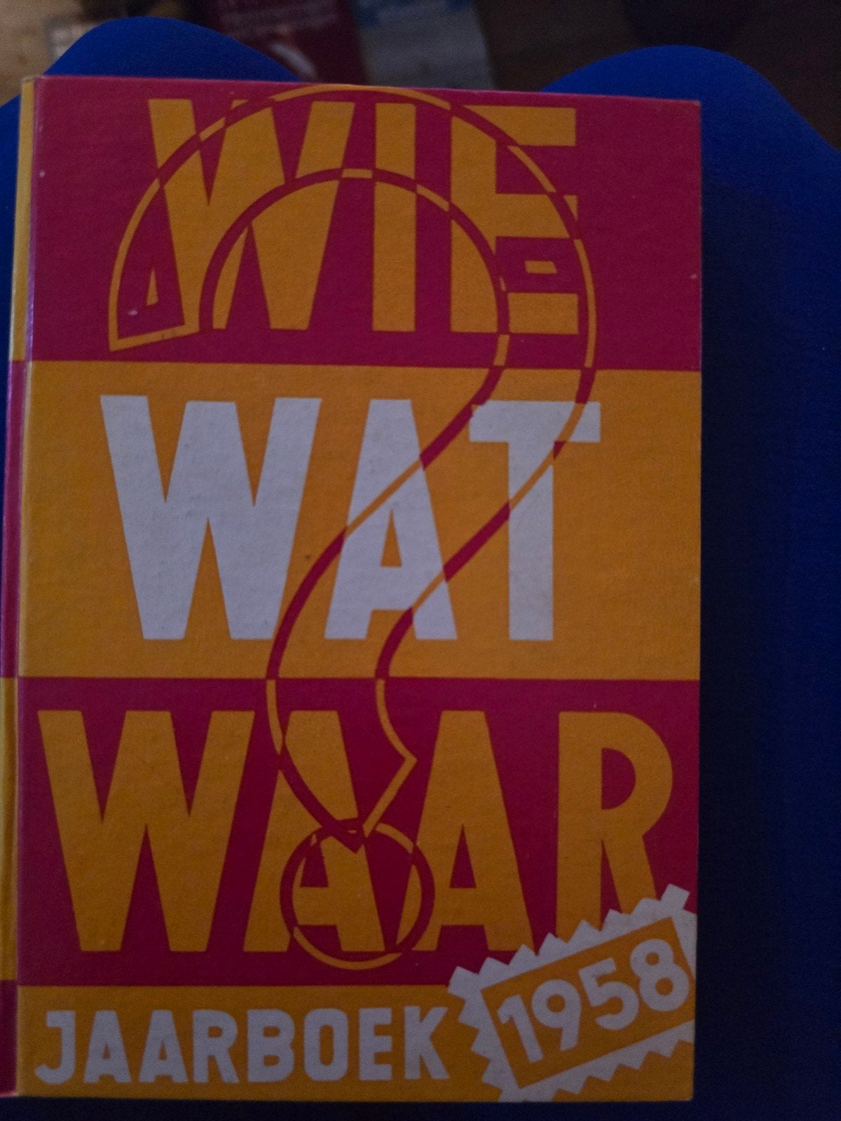 Wie Wat Waar Jaarboek 1958 - Vintage naslagwerk, Gelezen, Ophalen of Verzenden, De Redactie (Haagsche Courant), Los deel