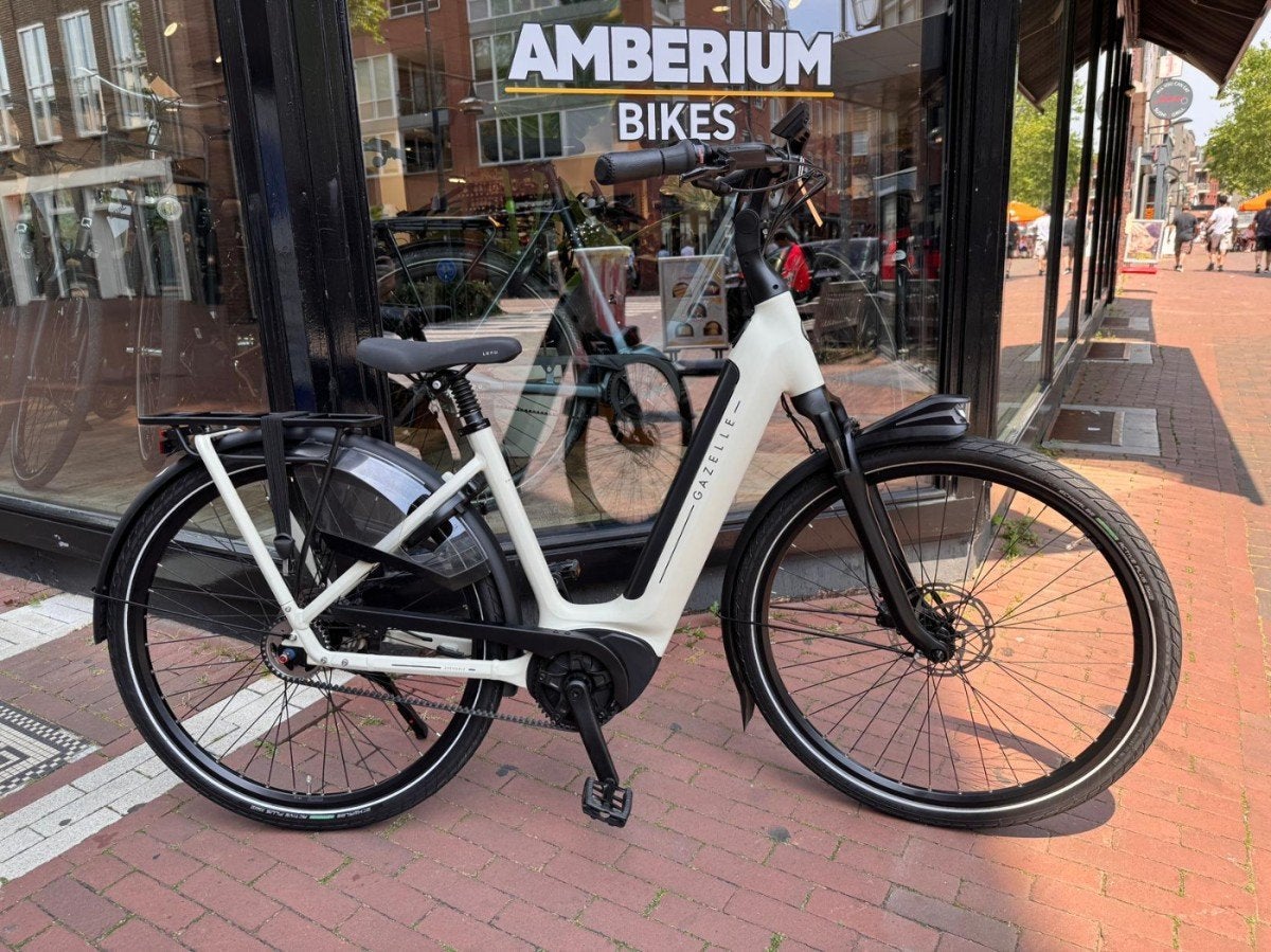 GAZELLE Grenoble C5 540wh Dames Ivory White Mat 49cm 2026, Fietsen en Brommers, Elektrische fietsen, Ophalen, Gebruikt, -, -