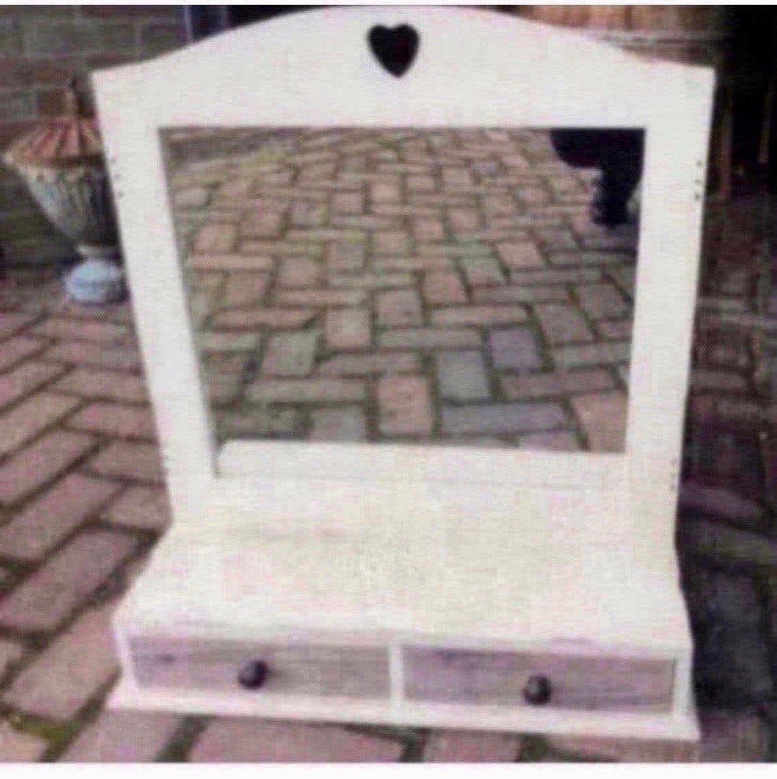 Spiegel, Huis en Inrichting, Woonaccessoires | Spiegels, Ophalen, Minder dan 50 cm, Gebruikt, Minder dan 100 cm