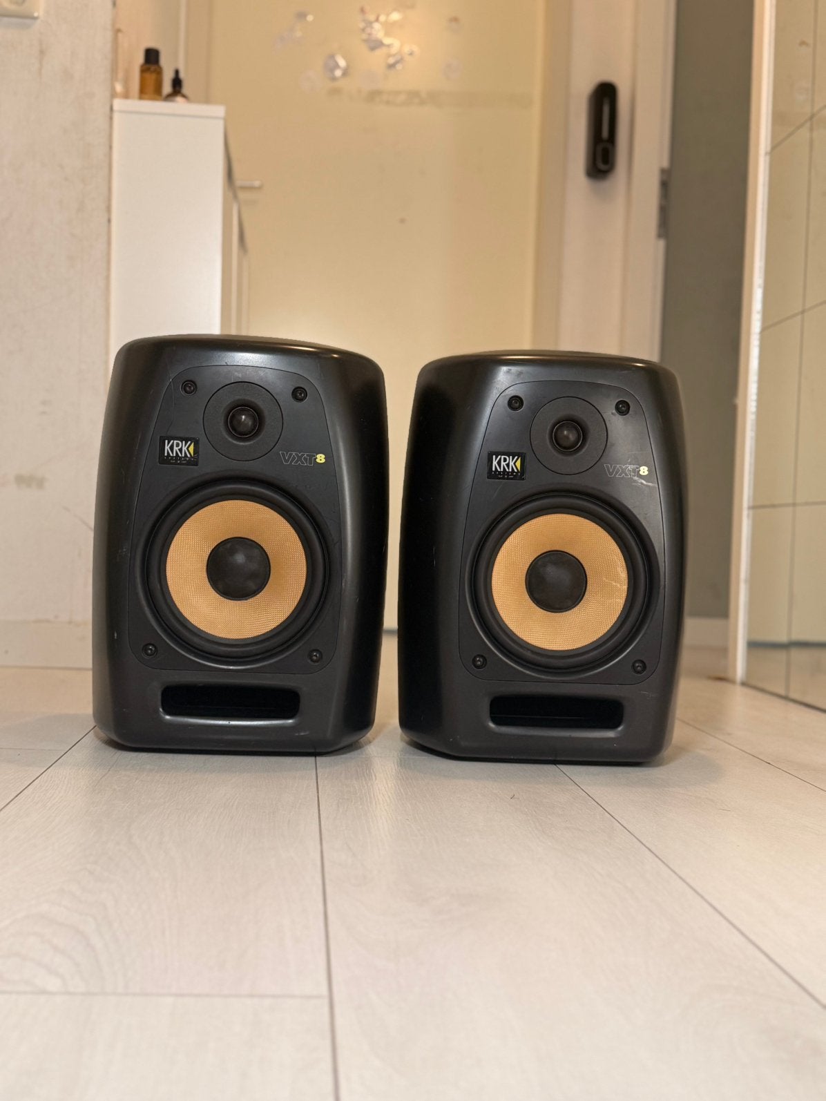 KRK VXT8 Studio Monitors – Set van 2 –, Audio, Tv en Foto, Luidsprekers, Zo goed als nieuw, 120 watt of meer, Front, Rear of Stereo speakers