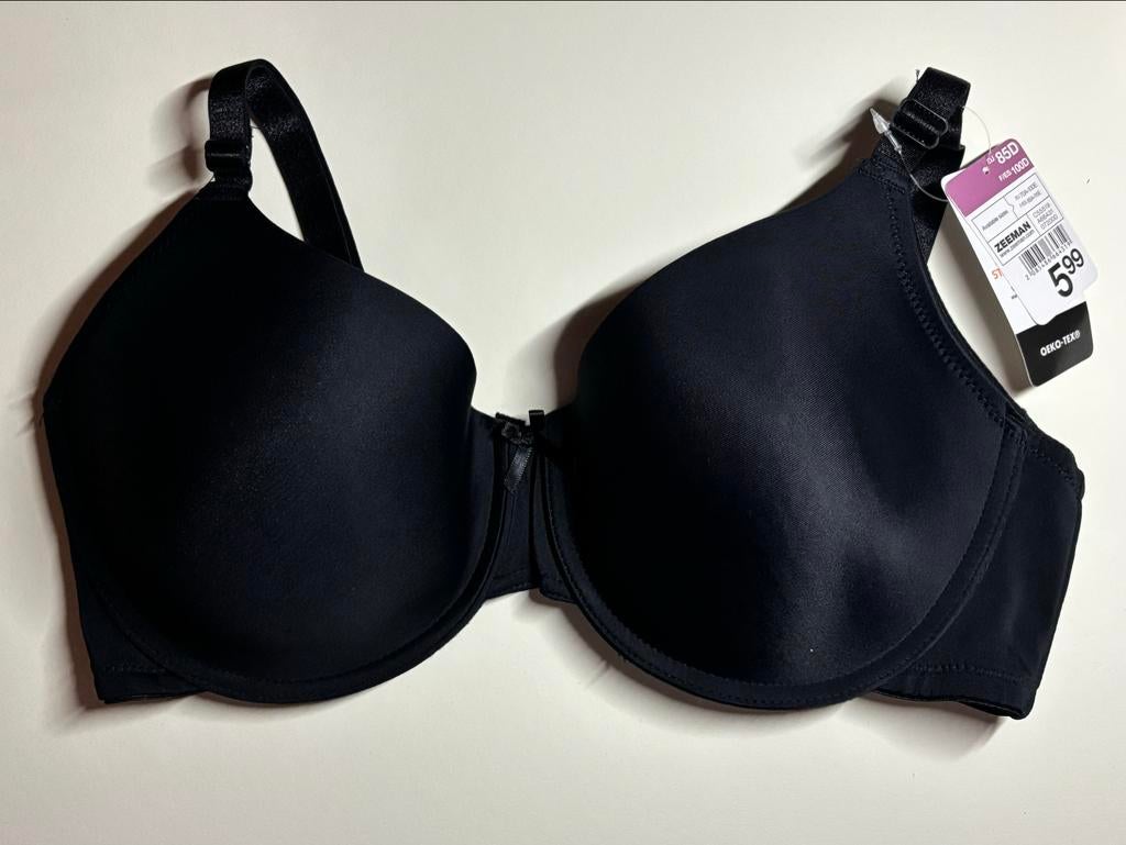 Zwarte BH 85D van Zeeman, Ophalen of Verzenden, Zwart, BH