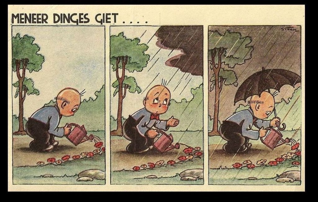 Pax Steen Meneer Dinges Giet ............. T07, Ophalen of Verzenden, 1940 tot 1960, Gelopen, Sterren en Beroemdheden