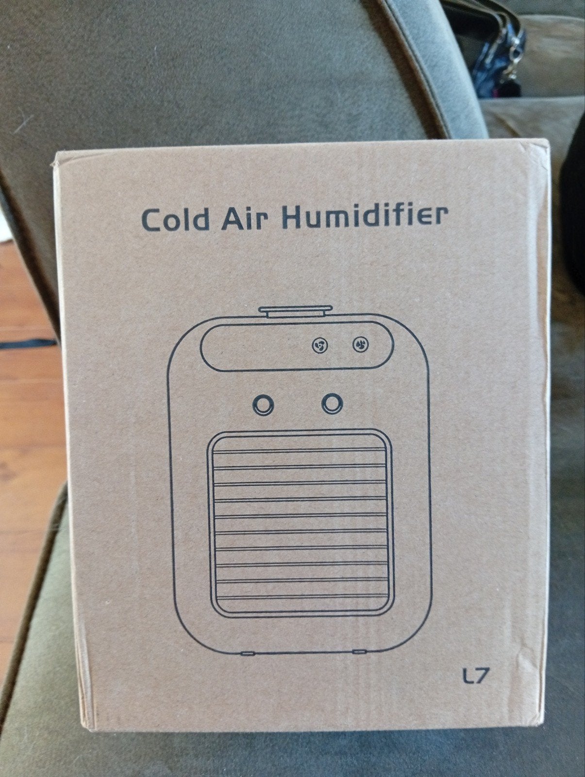 Mini Air Cooler / Luchtbevochtiger - Draagbaar, Tafel- of Grondventilator, Minder dan 60 m³, 2 snelheden, Nieuw