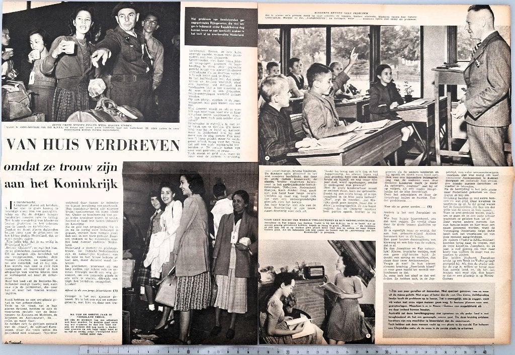 Leger Indië 1949; verdreven om trouw aan het Koninkrijk, Verzamelen, Foto's en Prenten, Verzenden, 1940 tot 1960, Gebruikt, Overige onderwerpen