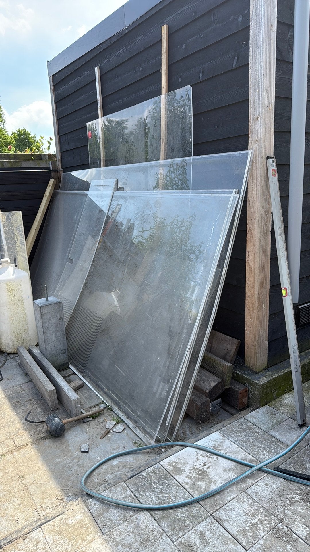 Plexiglas platen, Ophalen, Gebruikt, Overige materialen, Minder dan 20 mm