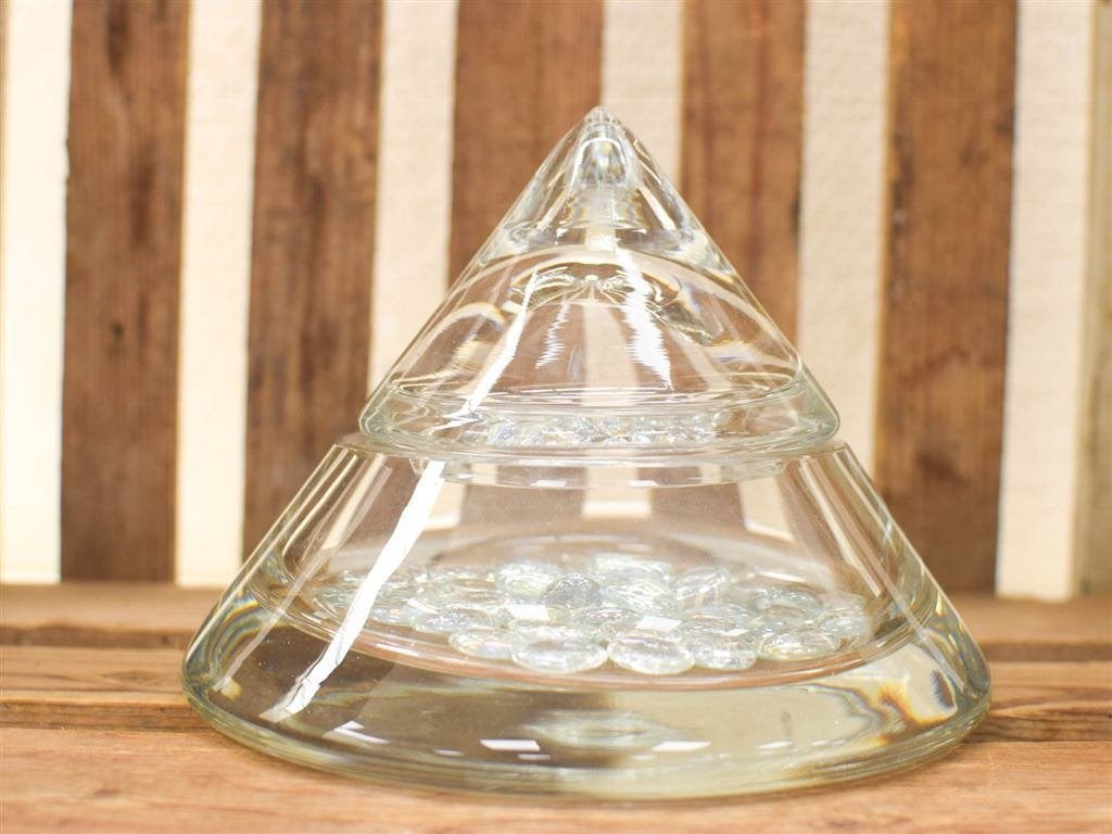 Glazen Bonbon schaal 51469, Ophalen of Verzenden, Gebruikt, Rond, Glas