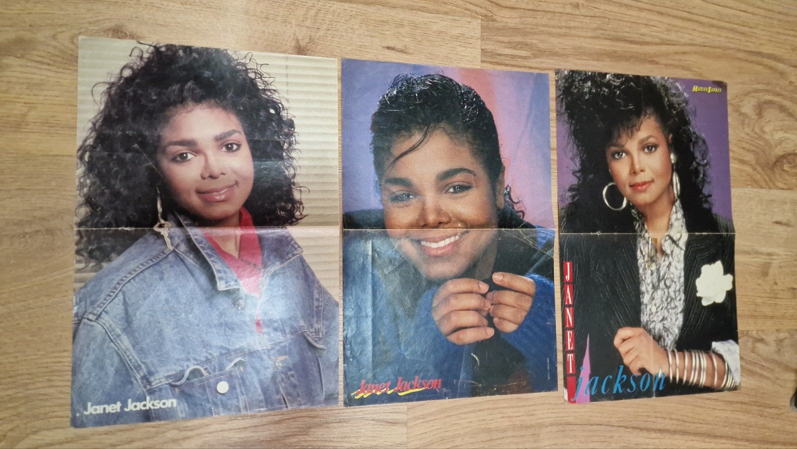 3 Janet Jackson magazine posters jaren '80, Verzamelen, Ophalen of Verzenden, Gebruikt, Poster, Artwork of Schilderij
