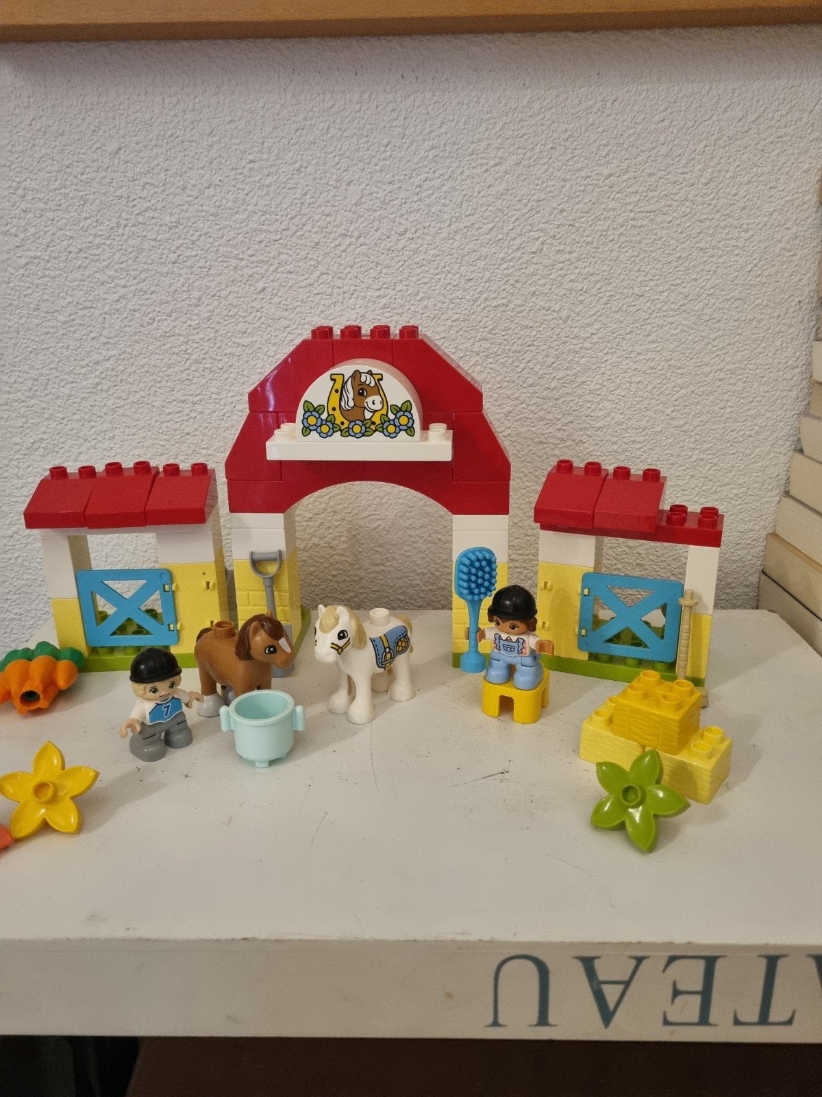 duplo ponystal, Ophalen of Verzenden, Zo goed als nieuw, Complete set, Duplo