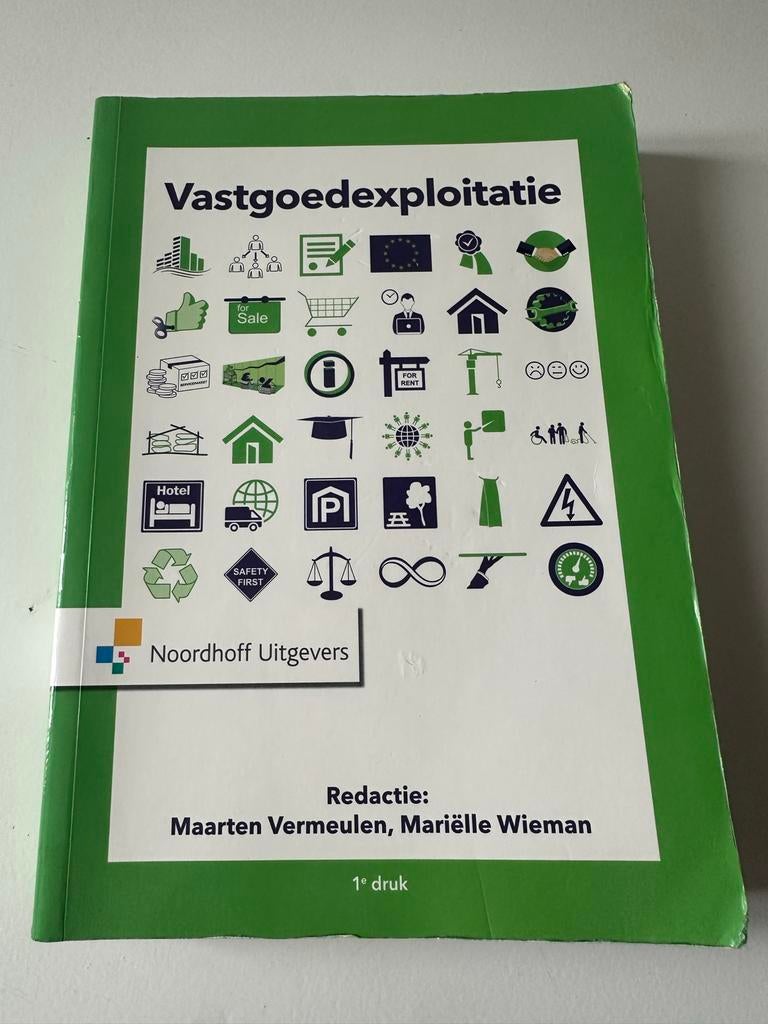 Vastgoedexploitatie - 1e druk - Maarten Vermeulen, Boeken, Ophalen of Verzenden, Gelezen