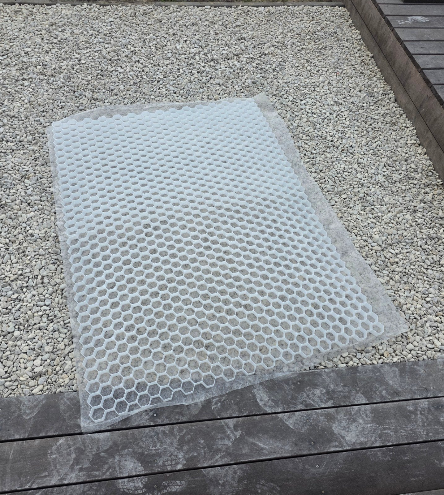 Grindplaten/Grindmatten voor oprit of tuinpad, Tuin en Terras, Ophalen, Overige materialen, Wit, Overige typen