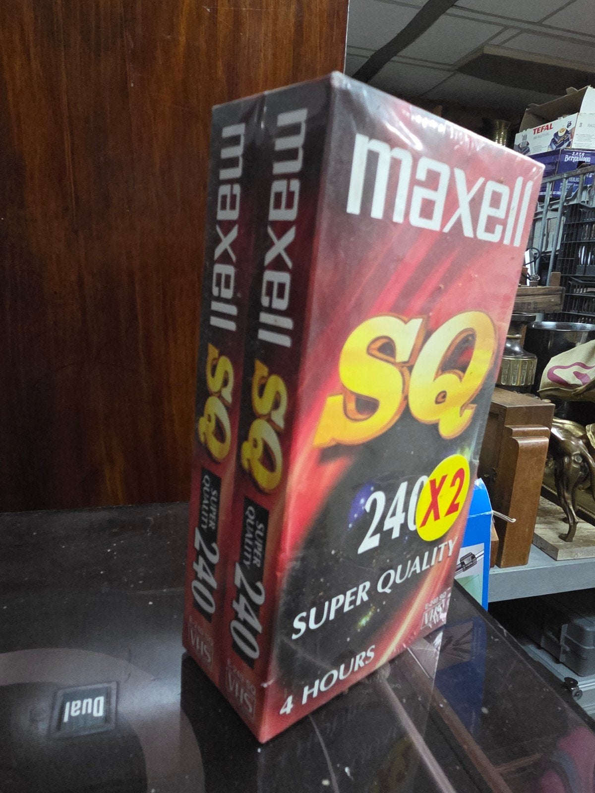 Maxell SQ 240 (x2) Super Quality VHS videobanden, Cd's en Dvd's, Ophalen of Verzenden, Nieuw in verpakking, VHS