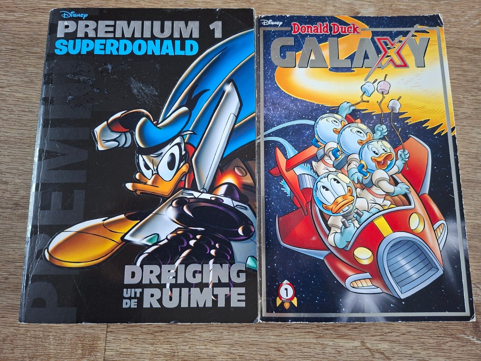SUPERDONALD 1 en GALAXY  1 en meer, Eén stripboek, Ophalen of Verzenden, Gelezen