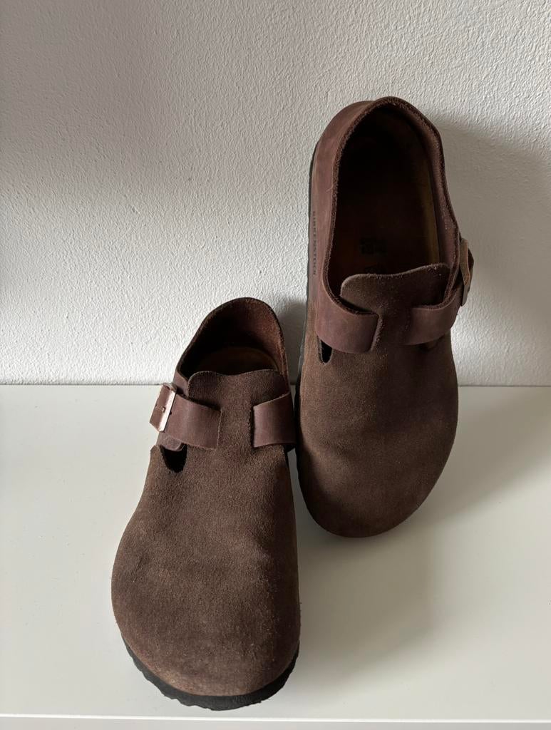 BIRKENSTOCK | sandalen LONDON | maat 39 | ZGAN, Bruin, Verzenden, Sandalen of Muiltjes, Zo goed als nieuw