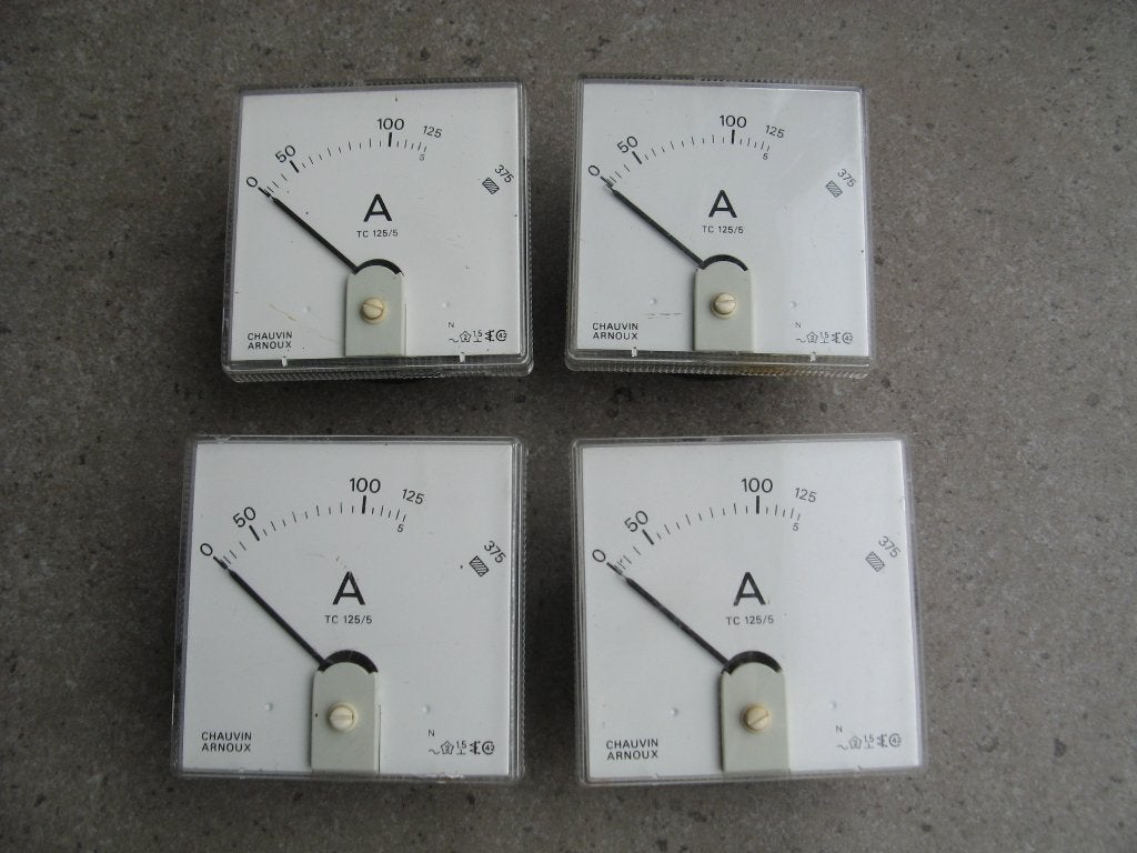 Chauvin Arnoux Amperemeter 0-125 Amp!, Ophalen of Verzenden, Gebruikt