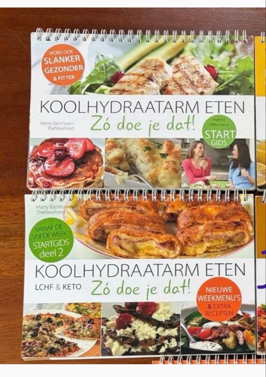 The new food! Startgids Deel 1 & 2 Koolhydraatarm Eten, Ophalen of Verzenden, Zo goed als nieuw, Gezond koken