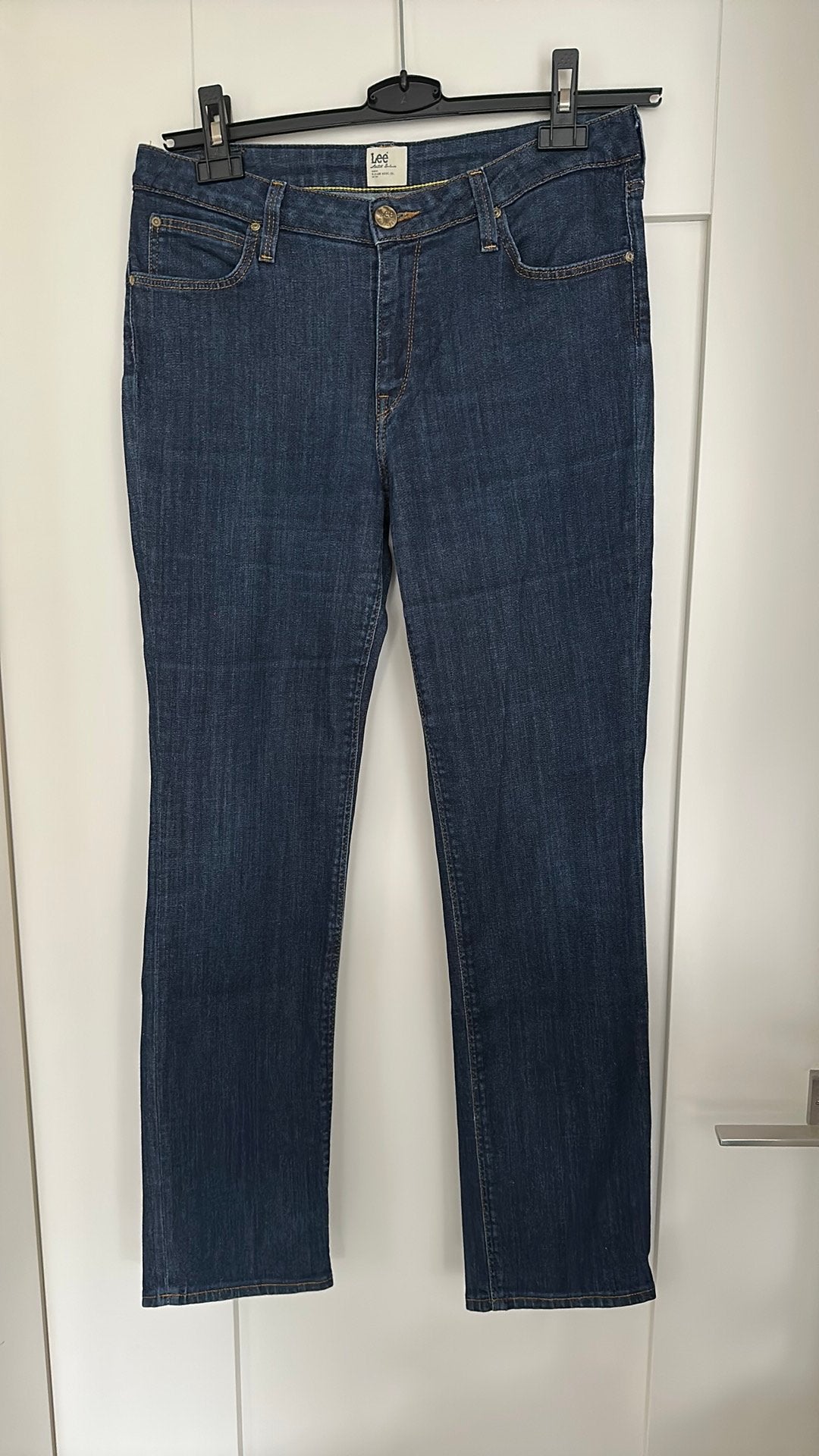 Lee Marion straigt jeans 31/31, Ophalen of Verzenden, Gedragen, Blauw, W30 - W32 (confectie 38/40)