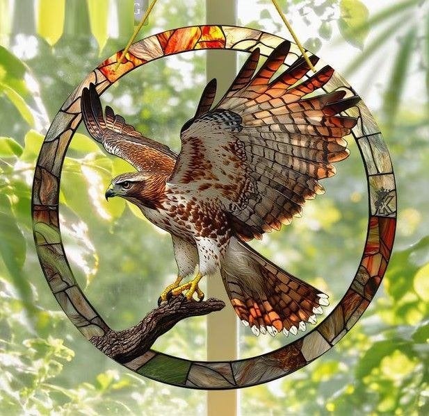 Raamhanger buizerd ( extra doorschijnend ), Verzenden, Nieuw