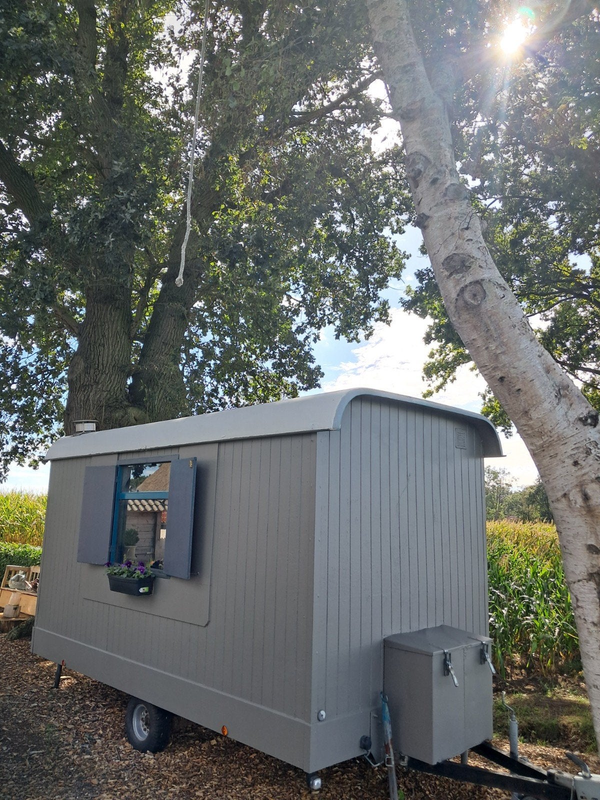 schaftkeet bouwkeet pipowagen foodtruck tinyhouse, Ophalen
