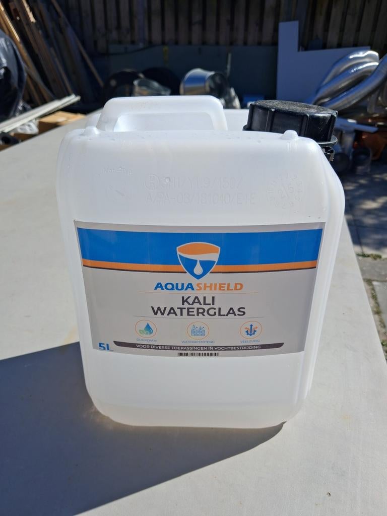 AquaShield Kali Waterglas 0,5L - Vochtbestrijding, Minder dan 5 liter, Ophalen of Verzenden, Nieuw